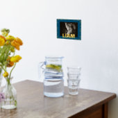 NAVY Moderne Vette TEKST GOLD SPECKLE LIJST FOTO Folie Afdrukken (Laag (Keuken))