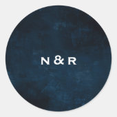 Navy naam sticker (Voorkant)