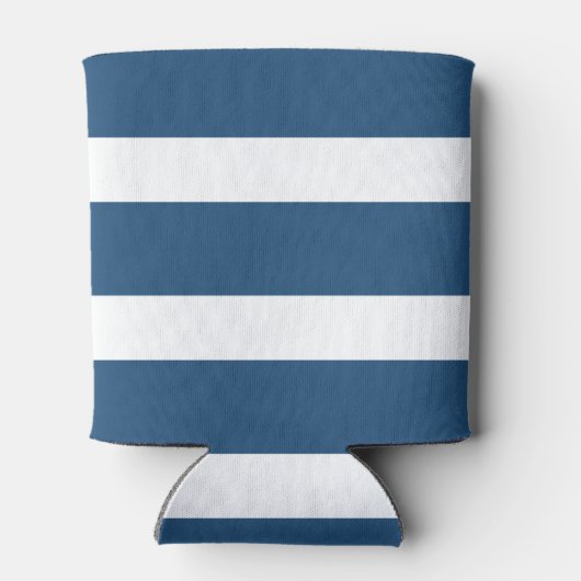 Navy Nautical Crab gepersonaliseerd Blikjeskoeler (Achterkant)