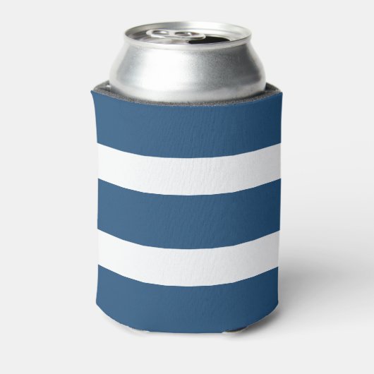 Navy Nautical Crab gepersonaliseerd Blikjeskoeler (Blikje Achterkant)