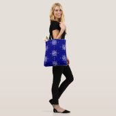 Navy Nautical Sailing Compass Tote Bag (Op model)