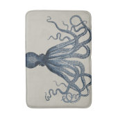 Navy Nautical Steampunk Octopus  Kraken Badmat (Voorkant Verticaal)