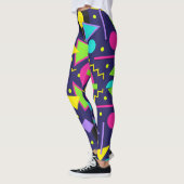 Navy Neon Abstract Leggings (Links)