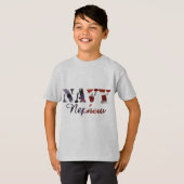 Navy Nephew Amerikaanse vlag T-shirt (Voorkant volledig)