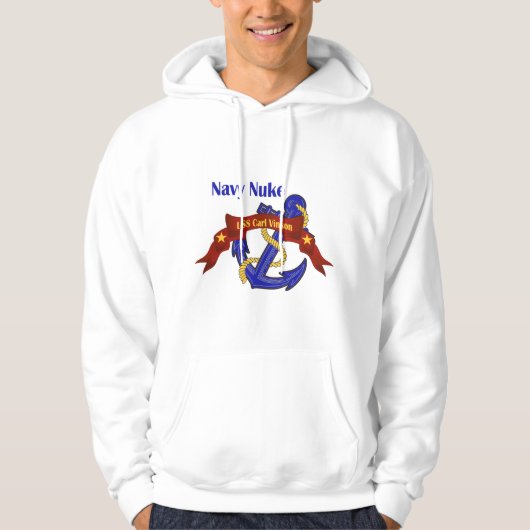 Navy Nuke ~ USS Carl Vinson Hoodie (Voorkant)