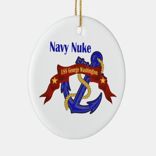 Navy Nuke USS George Washington Keramisch Ornament (Rechts)