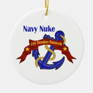 Navy Nuke USS Theodore Roosevelt Keramisch Ornament