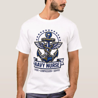 Navy Nurse Honor Compassion Service T-shirt