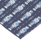 Navy Nutcracker Table Runner Korte Tafelloper (Hoek)