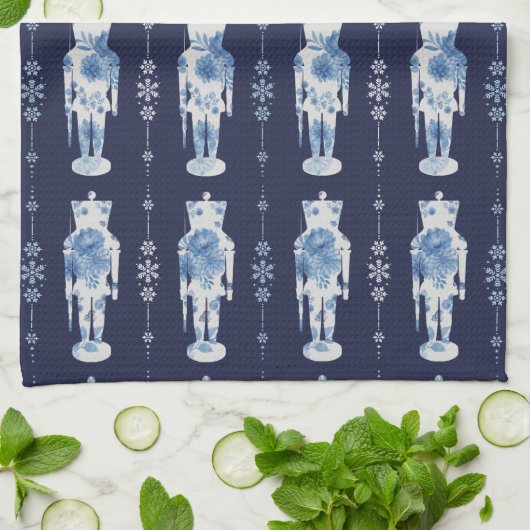 Navy Nutkraker Kitchen Towel Theedoek (Gevouwen)