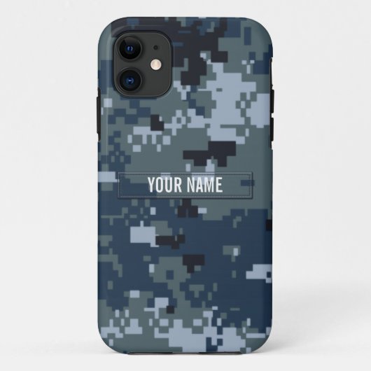 Navy NWU Camouflage Case-Mate iPhone Case (Achterkant)