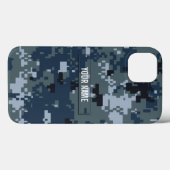 Navy NWU Camouflage Case-Mate iPhone Case (Achterkant (horizontaal))