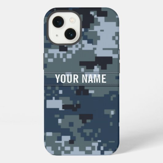 Navy NWU Camouflage iPhone Hoesje (Achterkant)