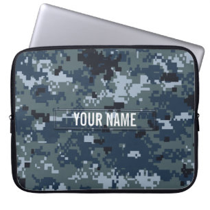 Navy NWU Camouflage Laptop Sleeve