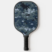 Navy NWU Camouflage Pickleball Paddle (Voorkant)