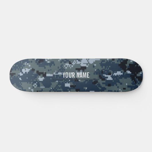 Navy NWU Camouflage  Skateboard (Horizontaal)
