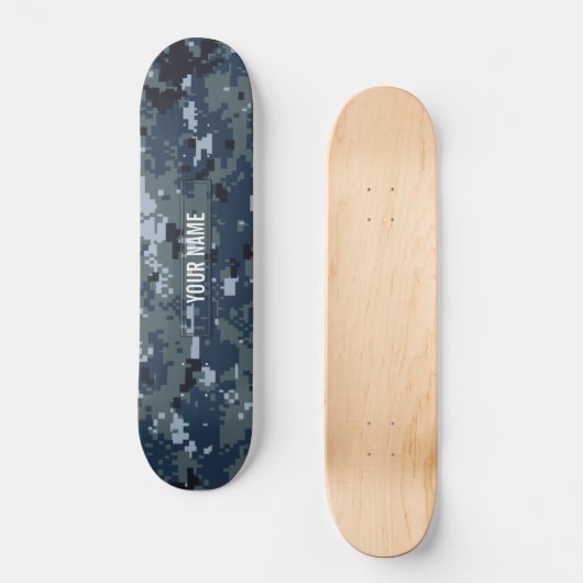 Navy NWU Camouflage  Skateboard (Voorkant)