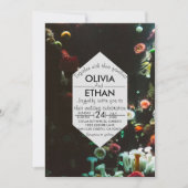 Navy onder het Zee Koraalriffen Summer Wedding Kaart (Voorkant)