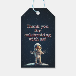 Navy Outer Space Gift Label Cadeaulabel