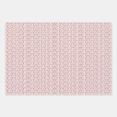 Navy Paars Red Japan Bishamon Pattern Inpakpapier Vel (Voorkant 3)