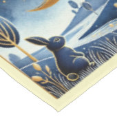 Navy Paashaas in een nachtscène Tafelkleed (Gekanteld)