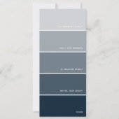 Navy Paint Swatch Nieuw adres aankondiging (Voorkant)