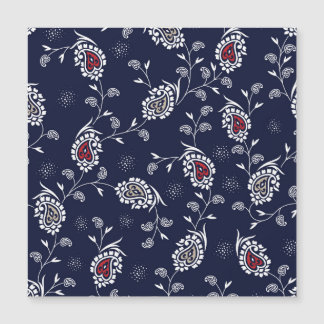 Navy Paisley: Elegant patroonontwerp.