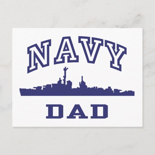 Navy Pap Briefkaart (Voorkant)