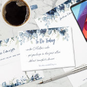 Navy Peony Dusty Blue Eucalyptus Griekenland Post-it® Notes