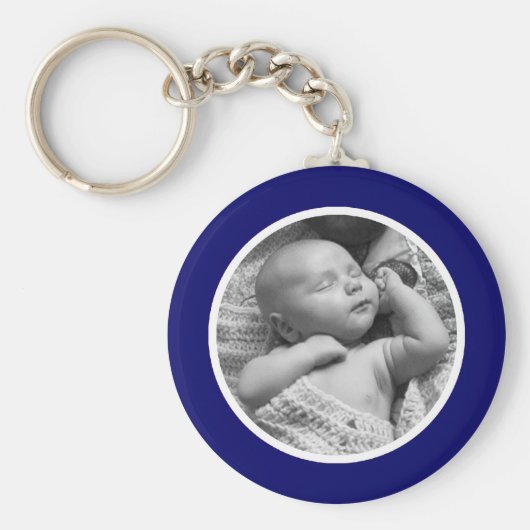 Navy Photo Sleutelhanger (Voorkant)
