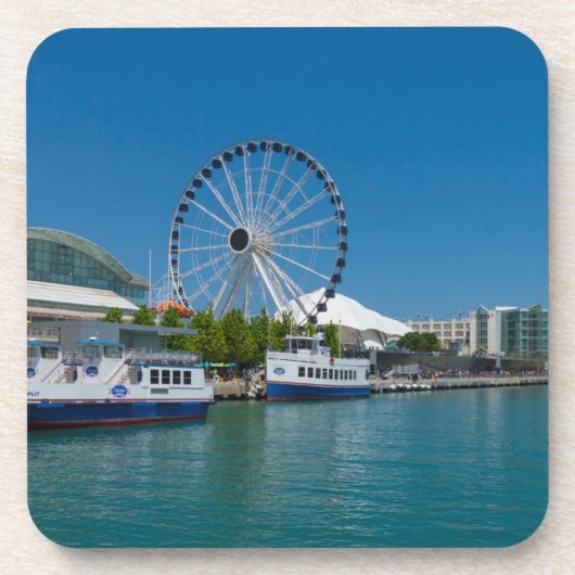 Navy Pier Bier Onderzetter (Voorkant)