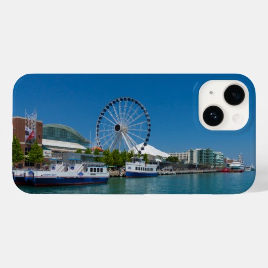 Navy Pier Case-Mate iPhone Case (Achterkant (horizontaal))