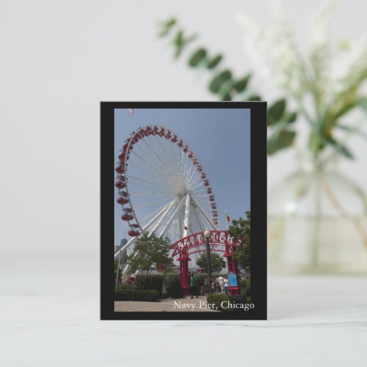 Navy Pier, Chicago Briefkaart (Staand voorkant)