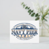 Navy Pier Chicago Briefkaart (Staand voorkant)