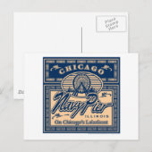 Navy Pier Chicago Briefkaart (Voorkant / Achterkant)