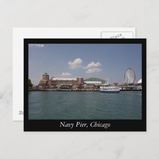 Navy Pier, Chicago Briefkaart (Voorkant / Achterkant)