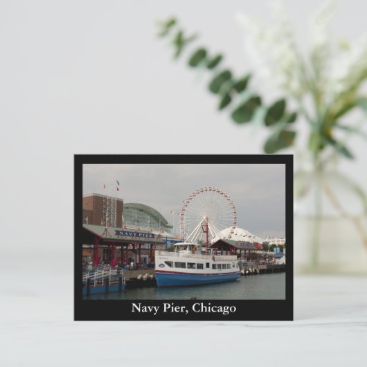 Navy Pier, Chicago Briefkaart (Staand voorkant)