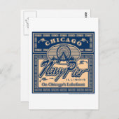 Navy Pier Chicago Briefkaart (Voorkant / Achterkant)