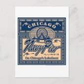 Navy Pier Chicago Briefkaart (Voorkant)