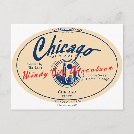 Navy Pier Chicago Briefkaart (Voorkant)