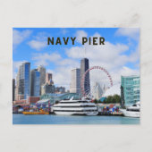 Navy Pier Chicago Briefkaart Travel Vacation (Voorkant)