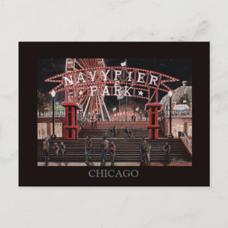 Navy Pier Chicago Collectie Randsom Art Briefkaart