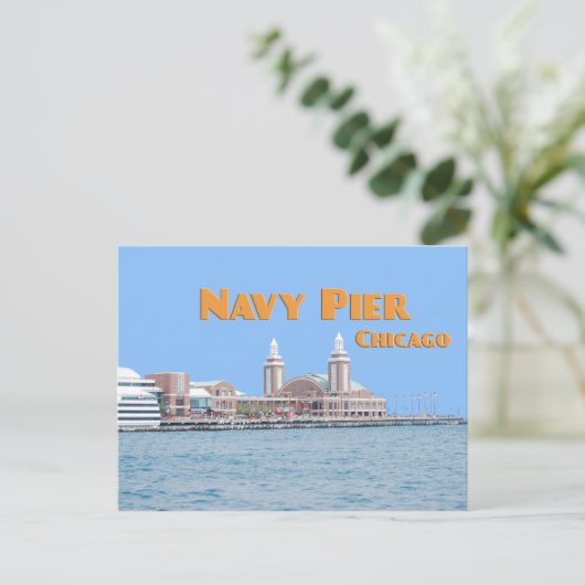 Navy Pier - Chicago Illinois Briefkaart (Staand voorkant)