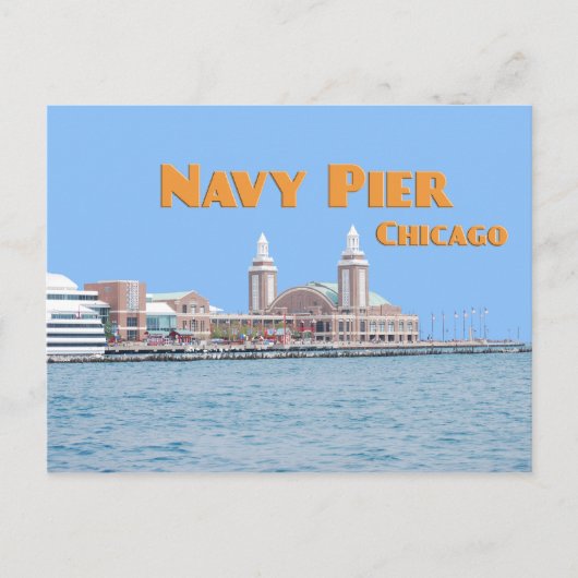 Navy Pier - Chicago Illinois Briefkaart (Voorkant)