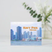 Navy Pier - Chicago Illinois Briefkaart (Staand voorkant)