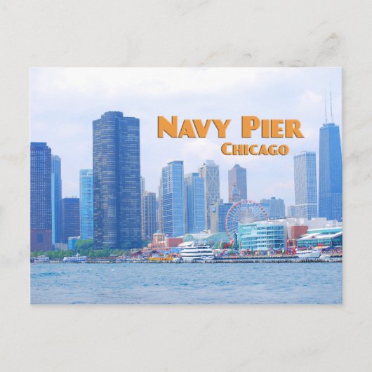Navy Pier - Chicago Illinois Briefkaart (Voorkant)