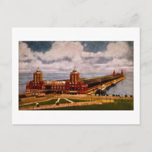Navy Pier, Chicago, Illinois (ca. 1916-1930) Briefkaart