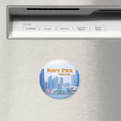 Navy Pier - Chicago Illinois Magneet (Insitu (Vaatwasser))
