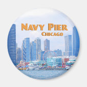 Navy Pier - Chicago Illinois Magneet (Voorkant)