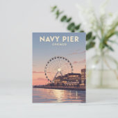 Navy Pier Chicago Illinois Reis Briefkaart (Staand voorkant)